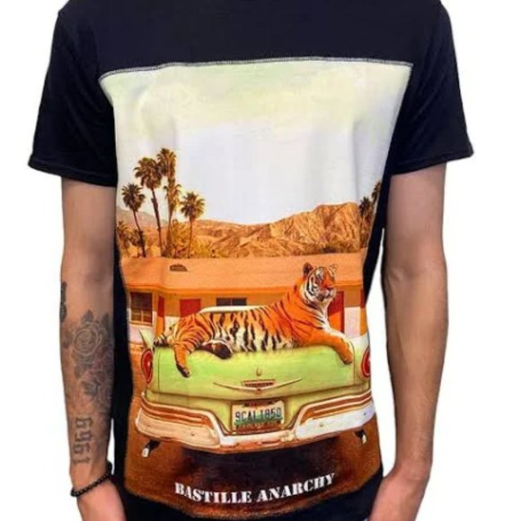 Alcantara Icon Bastille Anarchy T-Shirt - Picture 1 of 7